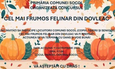 Festivalul Dovleacului la Socol — tradiție, culoare și voie bună!
