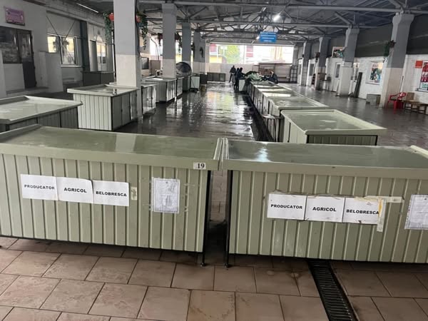 Curățenia vinde”… dar toaleta unde e? Scandal în Piața Agroalimentară din Moldova Nouă!