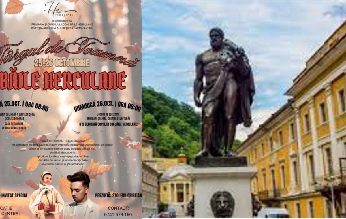 Târgul de Toamnă aduce culoare, tradiție și voie bună la Băile Herculane!