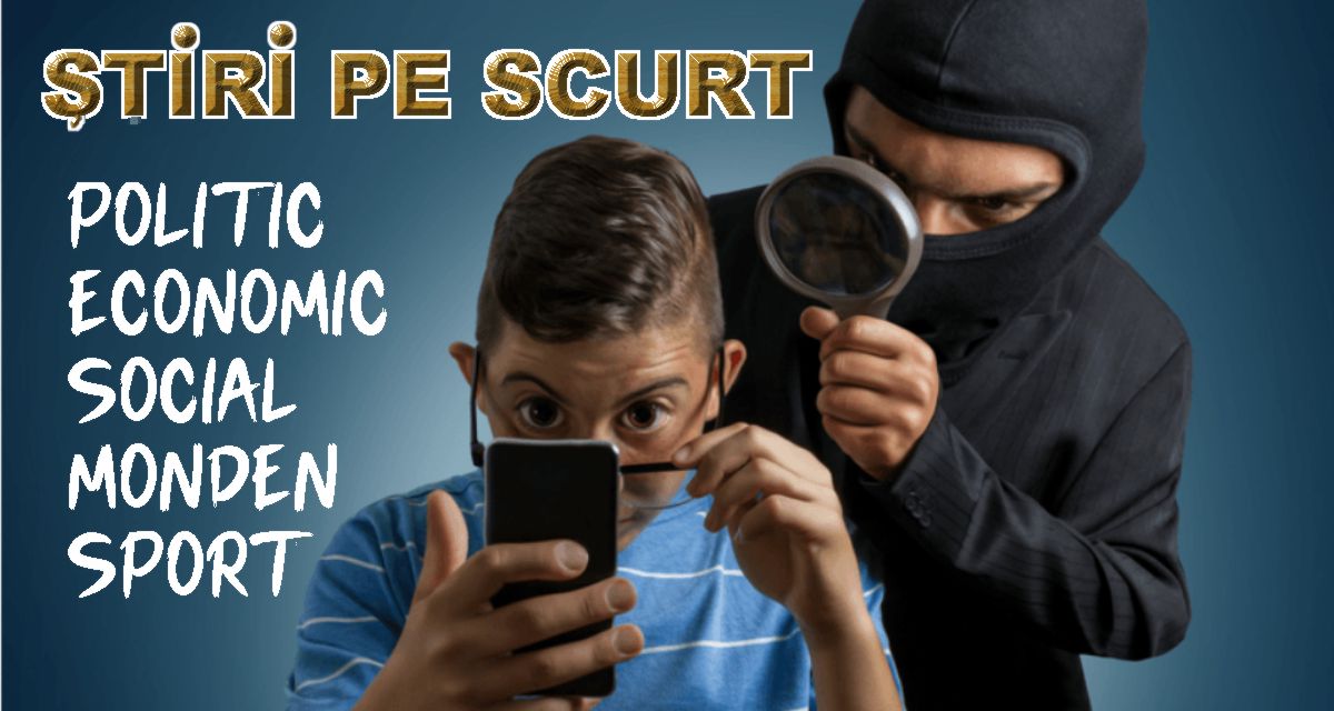 STIRI PE SCURT.FOARTE PE SCURT.SI PUTIN UMOR