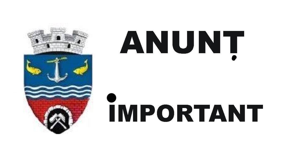 ANUNT IMPORTANT