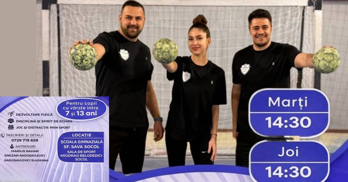 Viitorii campioni încep aici! Copiii din Socol au șansa unui start spectaculos în sport