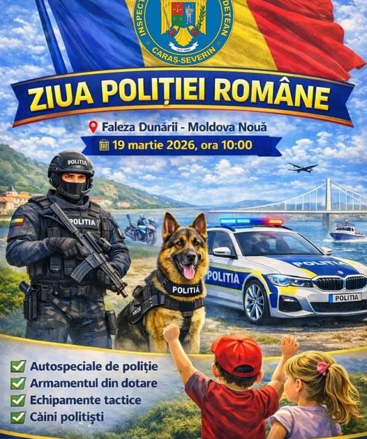 ALERTĂ ÎN MOLDOVA NOUĂ! Polițiștii iau cu ASALT faleza Dunării pe 19 Martie!