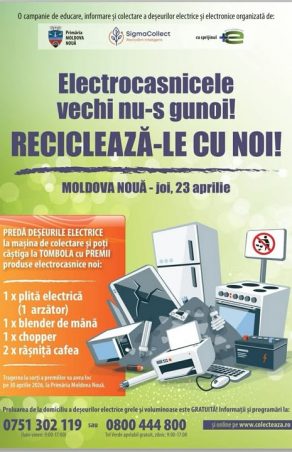 Moldova Nouă dă alarma: electrocasnicele vechi ies din case, iar premiile intră în joc!