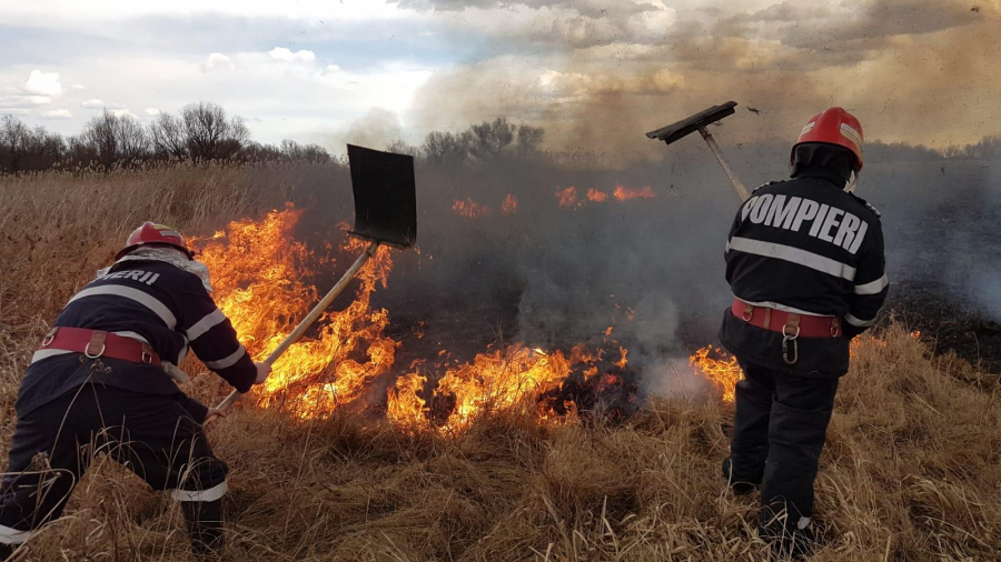 INFERN ÎN CARAȘ-SEVERIN! Județul arde la propriu: 145 de hectare făcute scrum într-o singură zi!