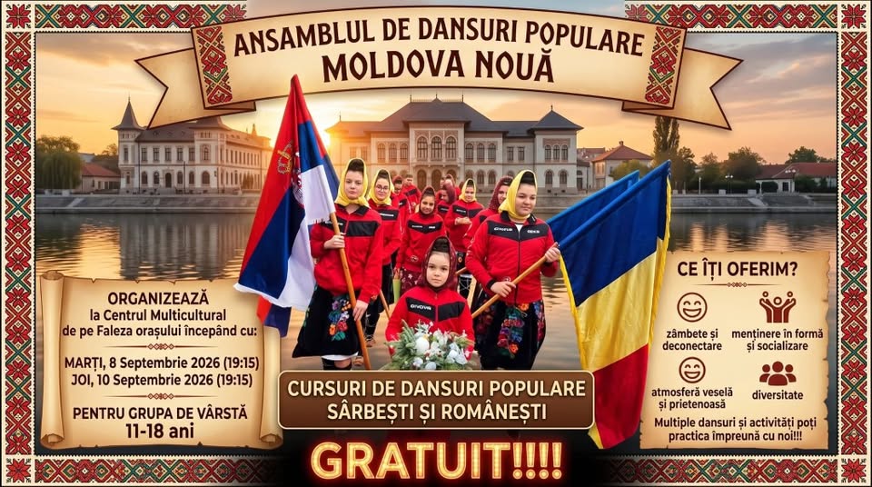 Bomba culturală a anului la Moldova Nouă!