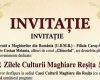 BOMBA MOMENTULUI: ZILELE CULTURII MAGHIARE LA REȘIȚA 2026!